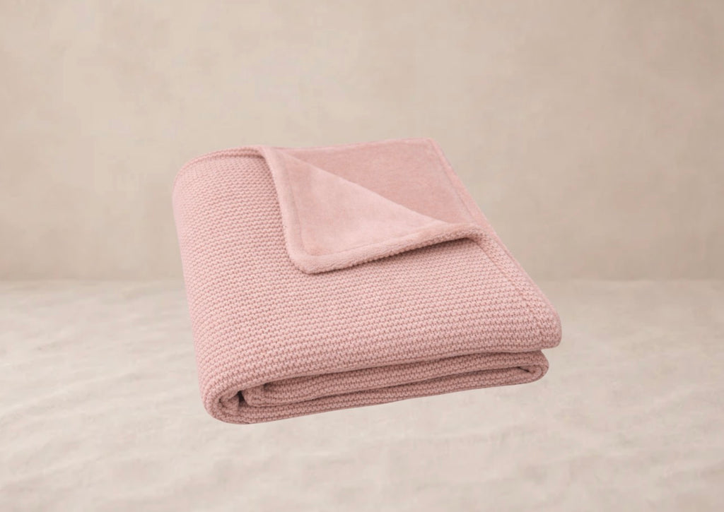Deken wieg basic knit fleece