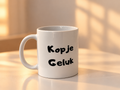 Mok met tekst