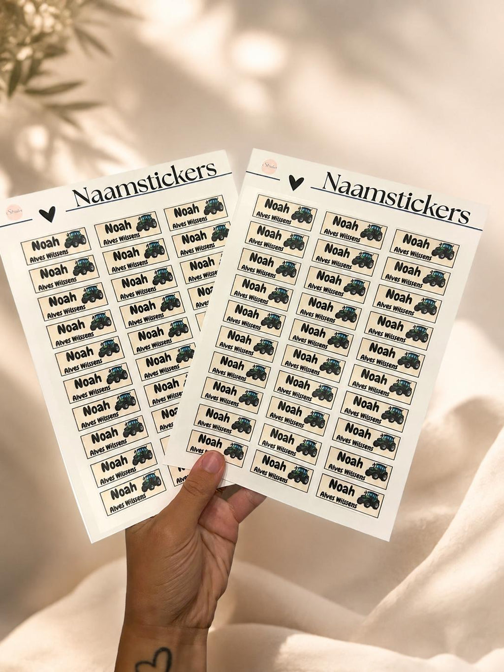 Naamstickers