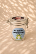 Snoeppot met sticker
